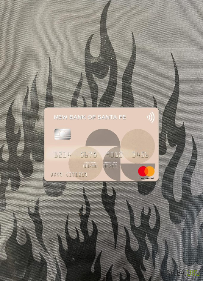 Argentine Nouvelle Banque de Santa Fe mastercard photolook recto